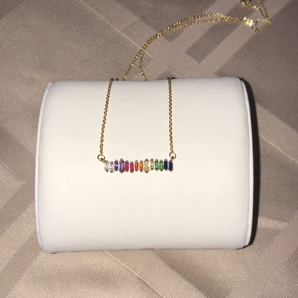 Multi Colored Stone Necklace